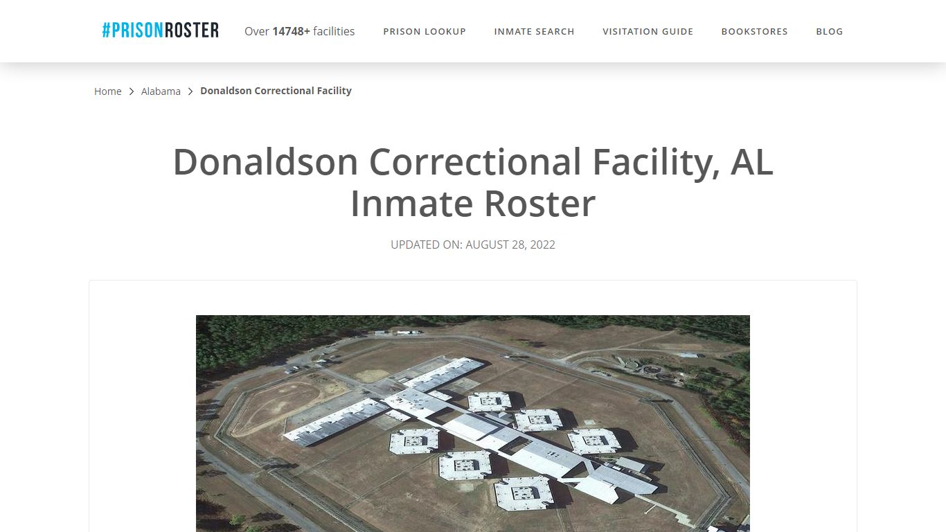 Donaldson Correctional Facility, AL Inmate Roster - Prisonroster